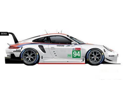 SPARK MODEL S18437 PORSCHE 911 RSR N.94 27th LM 2019 S.MULLER-M.JAMINET-D.OLSEN 1:18 Modellino