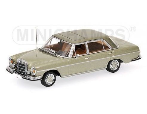 Minichamps PM430039110 MERCEDES 300 SEL 6.3 W109 1968 BRIGHT GREEN 1:43 Modellino