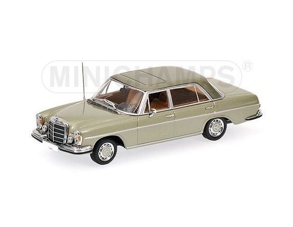 Minichamps PM430039110 MERCEDES 300 SEL 6.3 W109 1968 BRIGHT GREEN 1:43 Modellino