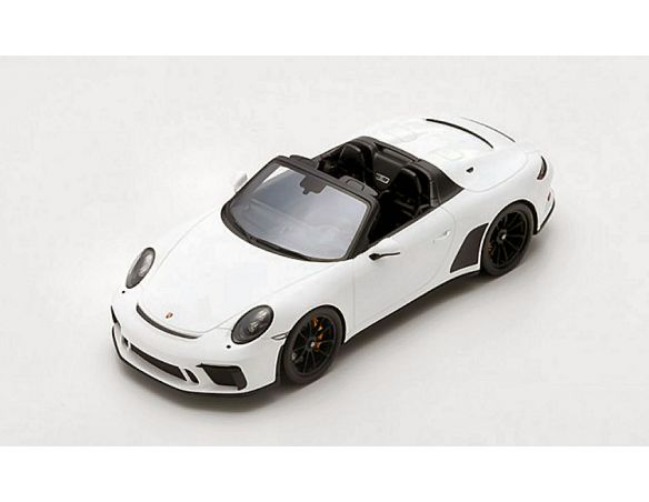 SPARK MODEL S18466 PORSCHE 911 SPEEDSTER 2019 WHITE 1:18 Modellino
