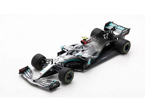 SPARK MODEL S18474 MERCEDES F1 W11 VALTTERI BOTTAS 2020 N.77 BARCELONA TEST 1:18 Modellino