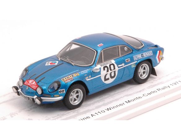 SPARK MODEL S6104 ALPINE A110 N.28 WINNER MONTE CARLO 1971 O.ANDERSSON-D.STONE 1:43 Modellino
