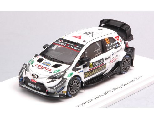 SPARK MODEL S6570 TOYOTA YARIS WRC N.10 SWEDEN RALLY 2020 J.M.LATVALA-J.HANNINEN 1:43 Modellino