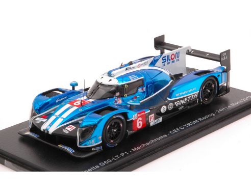 SPARK MODEL S7005 GINETTA G60-LT-P1 N.6 DNF LM 2018 O.ROWLAND-A.BRUNDLE-O.TURVEY 1:43 Modellino