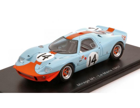 SPARK MODEL S7461 MIRAGE M1 N.14 LM 1967 D.PIPER-D.THOMPSON 1:43 Modellino