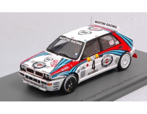 SPARK MODEL S9015 LANCIA DELTA HF INTEGR.N.4 WINNER MONTE CARLO 1992 AURIOL-OCCELLI 1:43 Modellino