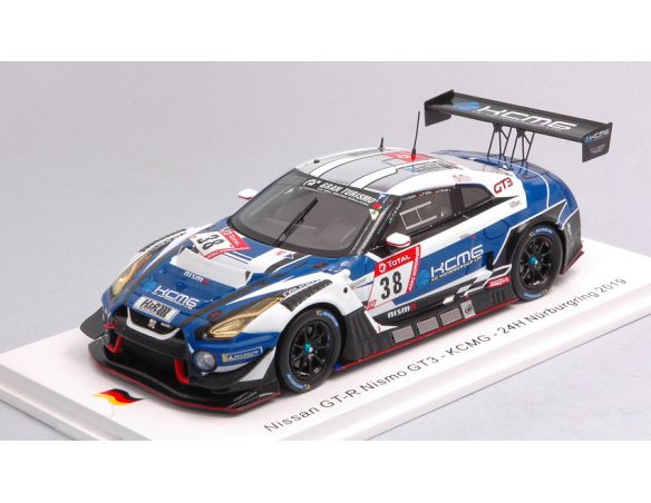SPARK MODEL SG560 NISSAN GT-R N.38 24 H NURBURGR.2019 WLAZIK-MENZEL-OLIVEIRA-BURDON 1:43 Modellino
