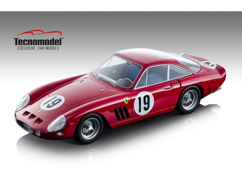 TECNOMODEL TMD1890C FERRARI 330 LMB N.19 12 H SEBRING 1963 M.PARKES-L.BANDINI 1:18 Modellino
