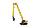 UNIVERSAL HOBBIES UH8011 DEMOLITORE KOMATSU PC450LC LONG BOOM 1:50 Modellino
