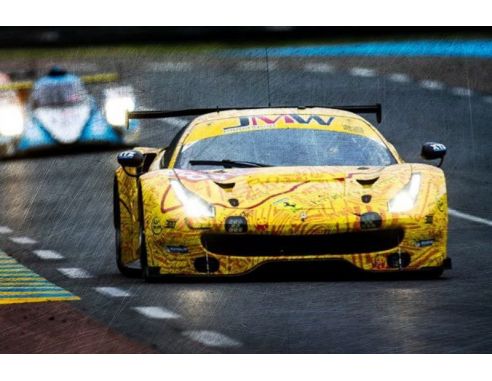 LOOKSMART LSLM101 FERRARI 488 GTE JMW MOTORSPORT N.84 2nd LM 2019 SEGAL-BAPTISTA-LU 1:43 Modellino