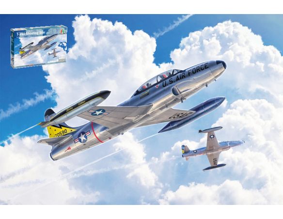 ITALERI IT1444 T-33A SHOOTING STAR KIT 1:72 Modellino