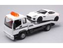 BBURAGO BU31419 PORTAUTO TOW TRUCK + JAGUAR F-TYPE 1:43 Modellino