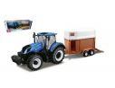 BBURAGO BU44069 NEW HOLLAND T7.315 TRACTOR + TRAILER 1:32 Modellino