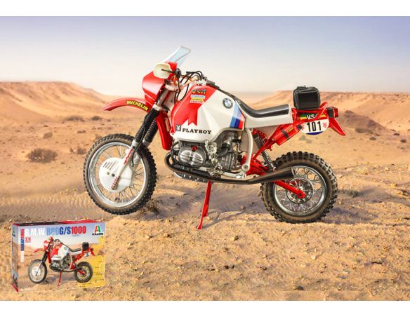 ITALERI IT4641 BMW 1000 DAKAR 1985 PARIS-DAKAR VERSION KIT 1:9 Modellino