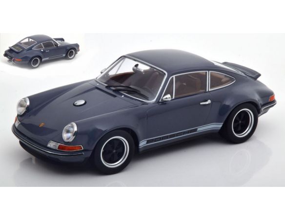 KK SCALE KKDC180442 SINGER 911 COUPE DARK BLUE 1:18 Modellino