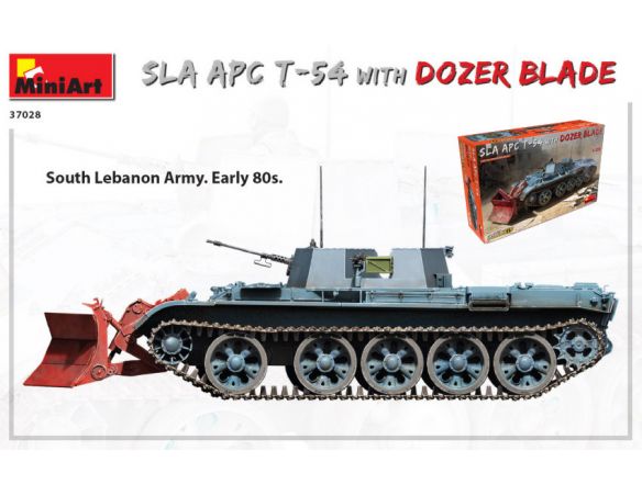 MINIART MIN37028 SLA APC T-54 W/DOZER BLADE INTERIOR KIT 1:35 Modellino