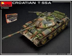 MINIART MIN37088 CROATIAN T-55A KIT 1:35 Modellino