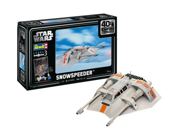 REVELL RV05679 SNOWSPEEDER 40th ANNIVERSARY KIT 1:29 Modellino