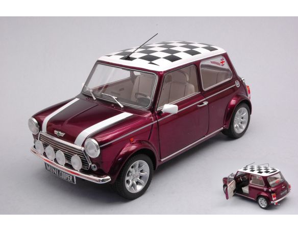 SOLIDO SL1800606 MINI COOPER SPORT 1997 METALLIC PURPLE 1:18 Modellino