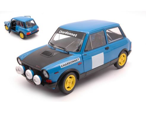 SOLIDO SL1803801 AUTOBIANCHI A112 MK5 ABARTH CHARDONNET RALLY SET 1980 1:18 Modellino