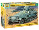 ZVEZDA Z3588 SD.KFZ.251/10 AUSF.D UP WITH 3,7 cm GUN KIT 1:35 Modellino