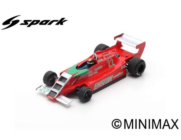 SPARK MODEL S3957 ENSIGN N179 DEREK DAILY 1979 N.22 PRACTICE SOUTH AFRICAN GP 1:43 Modellino