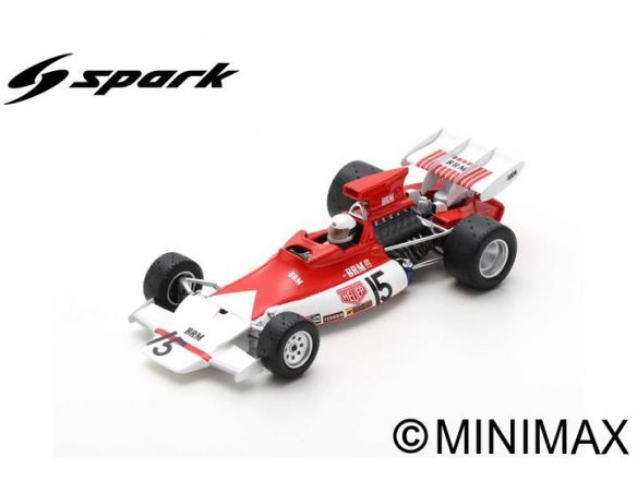 SPARK MODEL S5287 BRM P180 BRIAN REDMAN 1972 N.15 US GP 1:43 Modellino