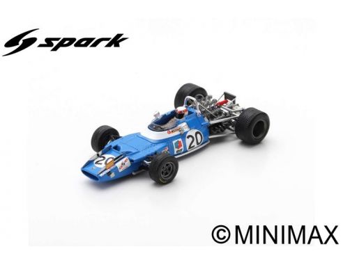SPARK MODEL S7192 MATRA MS80 JACKIE STEWART 1969 N.20 WINNER ITALIAN GP 1:43 Modellino