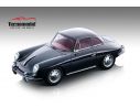 TECNOMODEL TMD18143A PORSCHE 356 KARMANN HARDTOP 1961 GLOSS DARK GREY 1:18 Modellino