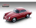 TECNOMODEL TMD18143B PORSCHE 356 KARMANN HARDTOP 1961 GLOSS RED 1:18 Modellino