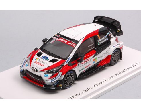SPARK MODEL S6567 TOYOTA YARIS WRC N.1 WINNER ARCTIC RALLY 2020 ROVANPERA-HALTTUNEN 1:43 Modellino