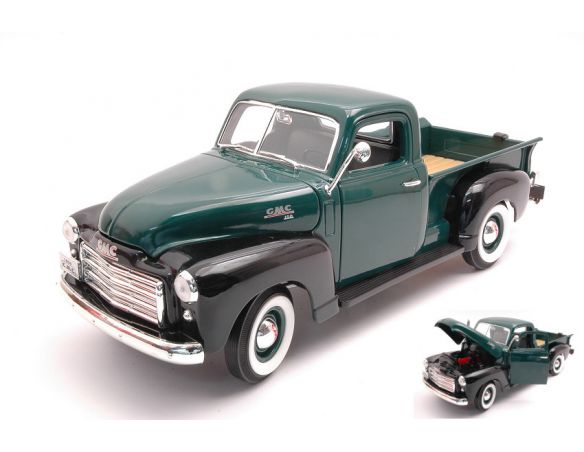 LUCKY DIE CAST LDC92648GNBK GMC PICK UP 1950 GREEN/BLACK 1:18 Modellino