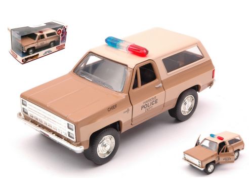 JADA TOYS JADA31114 STRANGER THINGS HOPPER'S CHEVY BLAZER POLICE 1:32 Modellino
