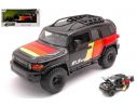 JADA TOYS JADA31595 TOYOTA FJ CRUISER 2007 BLACK/RED/YELLOW 1:24 Modellino