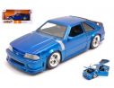 JADA TOYS JADA31863 FORD MUSTANG GT 1989 BLUE 1:24 Modellino