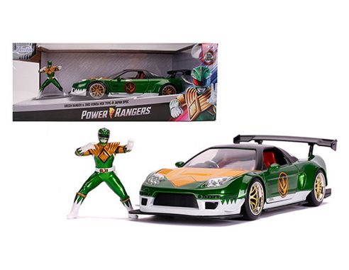 JADA TOYS JADA31909 HONDA NSX 2002 W/POWER RANGER FIGURE 1:24 Modellino