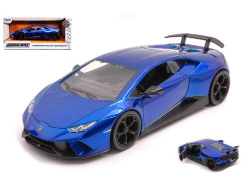 JADA TOYS JADA32256 LAMBORGHINI HURACAN PERFORMANTE 2017 CANDY BLUE 1:24 Modellino