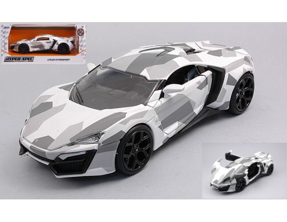 JADA TOYS JADA32273 LYKAN HYPERSPORT CAMOUFLAGE 2017 1:24 Modellino