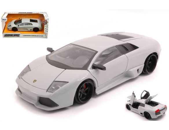 JADA TOYS JADA32274 LAMBORGHINI MURCIELAGO LP640 2017 GLOSSY GREY 1:24 Modellino