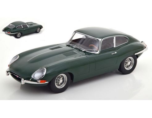 KK SCALE KKDC180431 JAGUAR E-TYPE COUPE SERIES 1 1961 DARK GREEN 1:18 Modellino