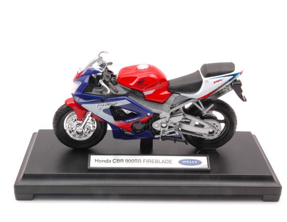 WELLY WE12164 HONDA CBR 900RR FIREBLADE 1:18 Modellino