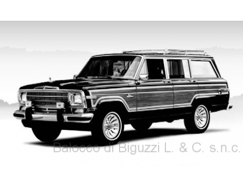 IXO MODEL CLC328N JEEP GRAND WAGONEER 1989  4 WD BLACK 1:43 Modellino