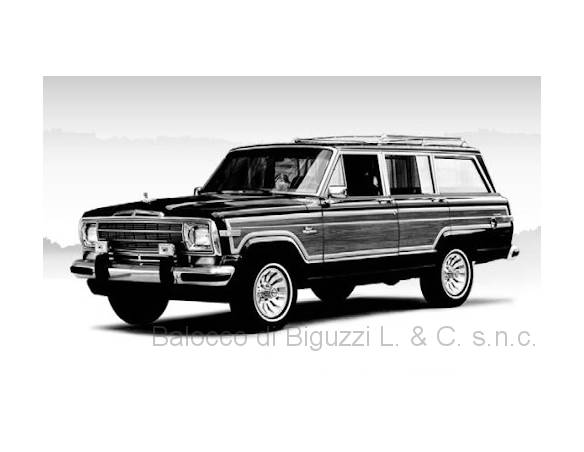 IXO MODEL CLC328N JEEP GRAND WAGONEER 1989  4 WD BLACK 1:43 Modellino