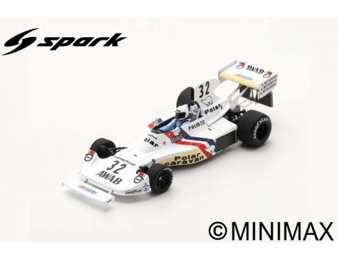 SPARK MODEL S2467 HESKETH 308 TORSTEN PALM 1975 N.32 SWEDISH GP 1:43 Modellino