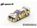 SPARK MODEL S5191 AUDI SPORT QUATTRO S1 E2 N.6 3rd MONTE CARLO 1986 MIKKOLA-HERTZ 1:43 Modellino