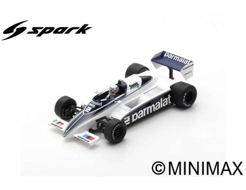 SPARK MODEL S7115 BRABHAM BT50 RICCARDO PATRESE 1982 N.2 5th SWISS GP 1:43 Modellino