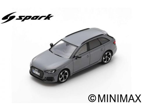 SPARK MODEL S7832 AUDI RS 4 2018 NARDO GREY 1:43 Modellino