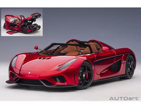 AUTOART AA79026 KOENIGSEGG REGERA 2016 CANDY RED 1:18 Modellino