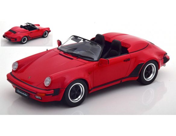 KK SCALE KKDC180451 PORSCHE 911 SPEEDSTER 1989 RED 1:18 Modellino