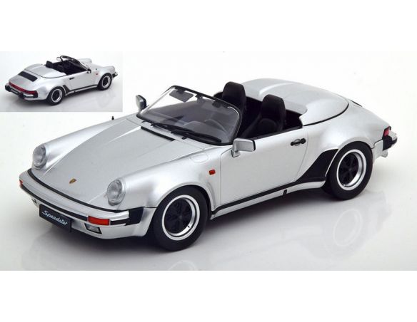 KK SCALE KKDC180453 PORSCHE 911 SPEEDSTER 1989 SILVER 1:18 Modellino